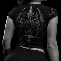 Women's Requiem Baby Tee [VOID BLACK]
