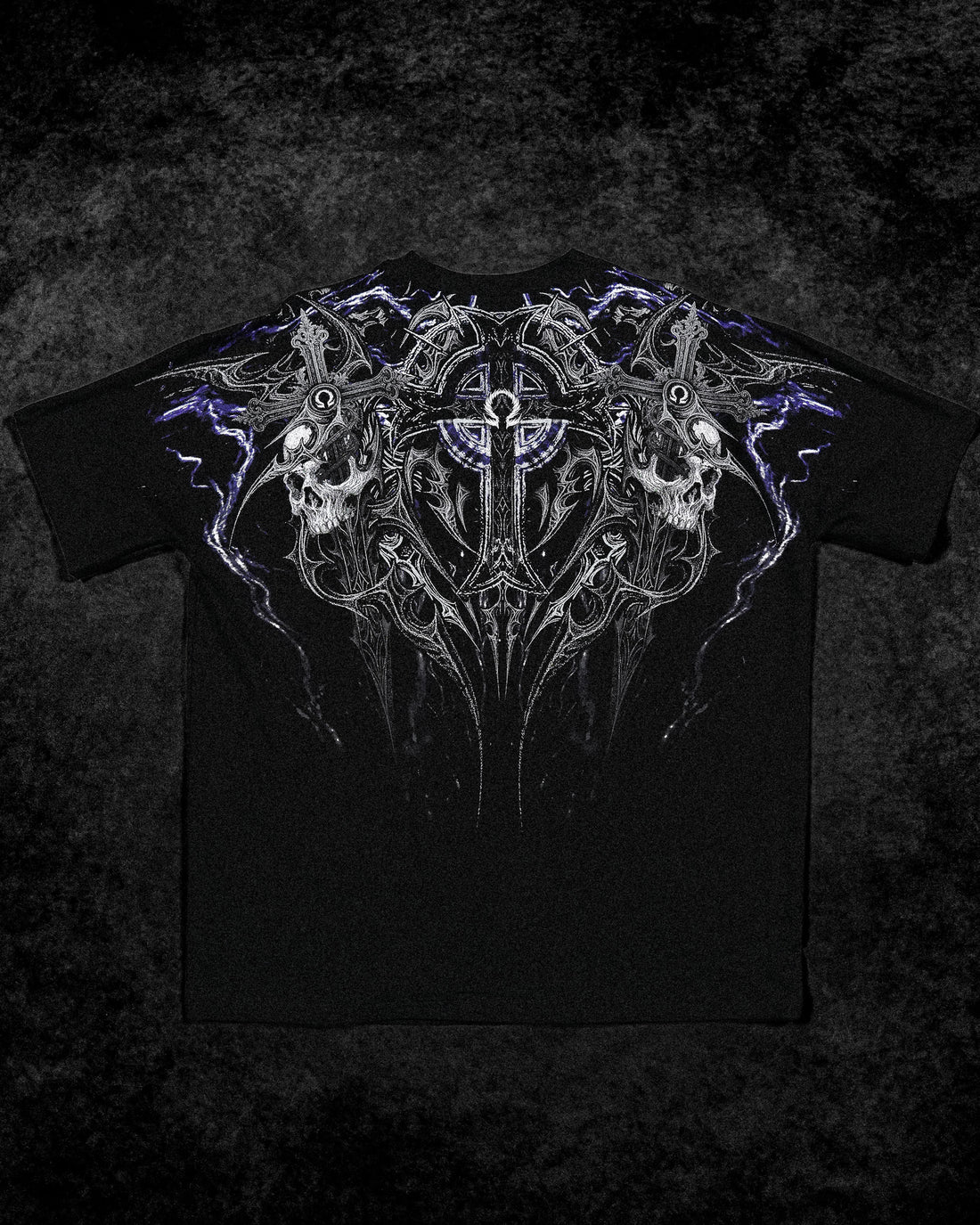 Resurrection Oversized T-shirt [HOLLOW PURPLE]