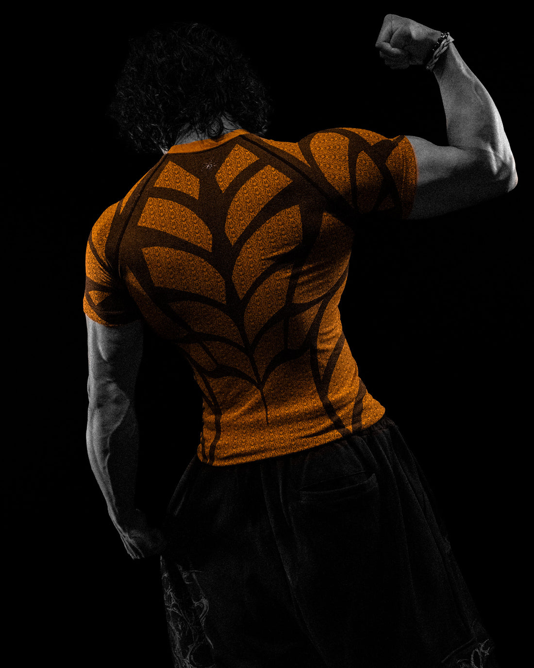 Doom Tech™ Spider-Corpse Short Sleeve Compression [PUMPKIN]