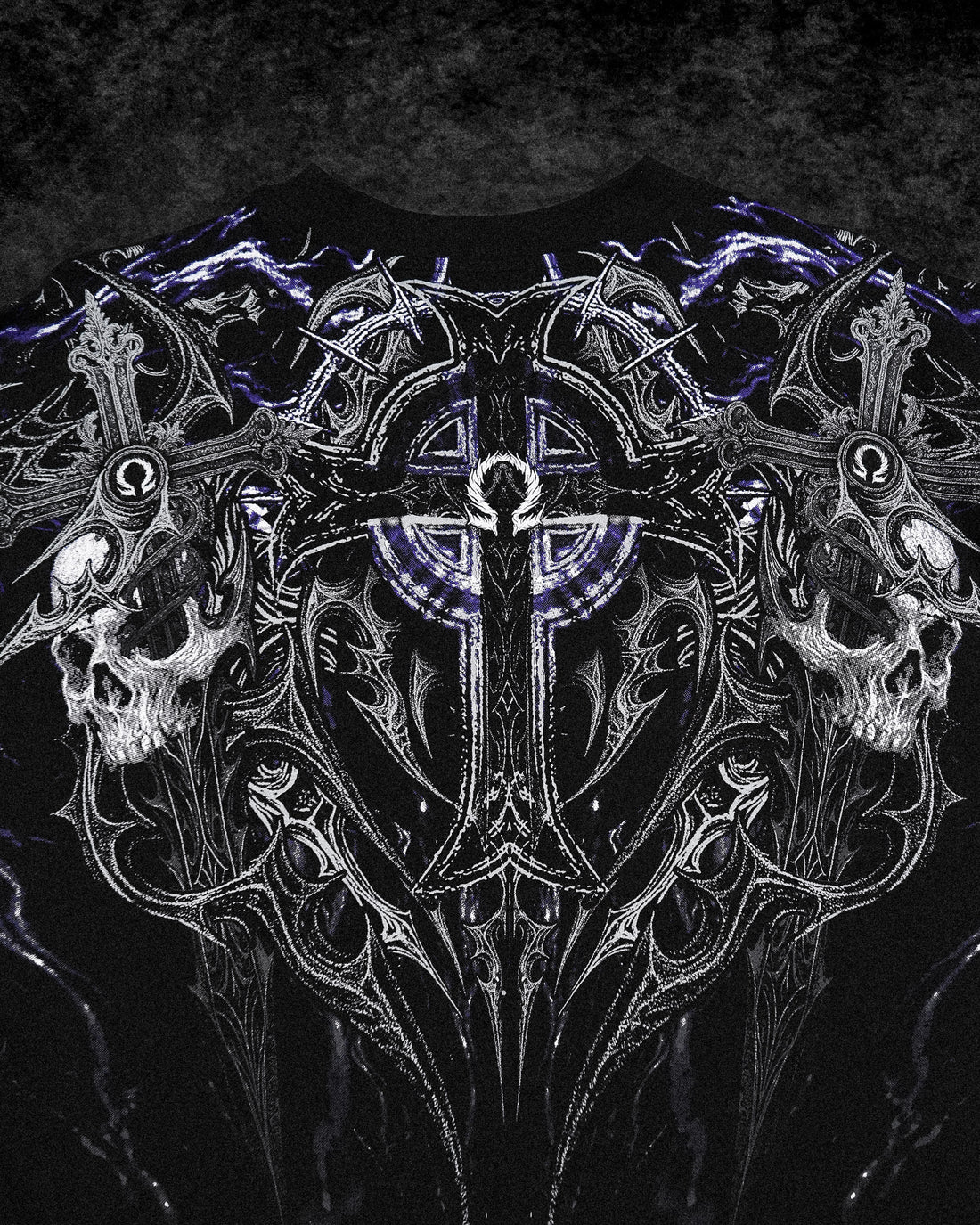 Resurrection Oversized T-shirt [HOLLOW PURPLE]