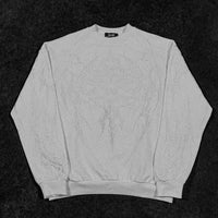 Vengeance Embroidery Oversized Crewneck [PORCELAIN]