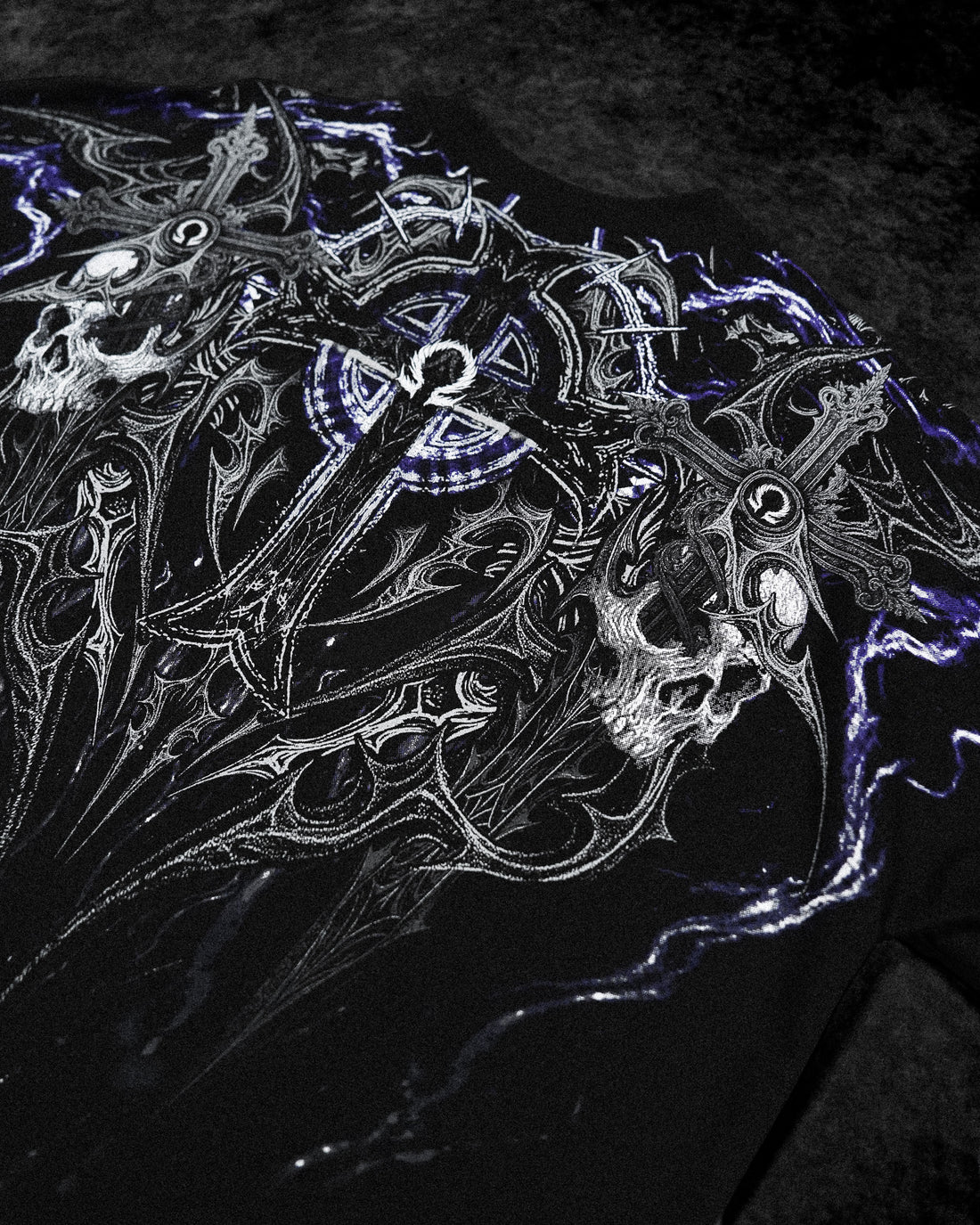 Resurrection Oversized T-shirt [HOLLOW PURPLE]