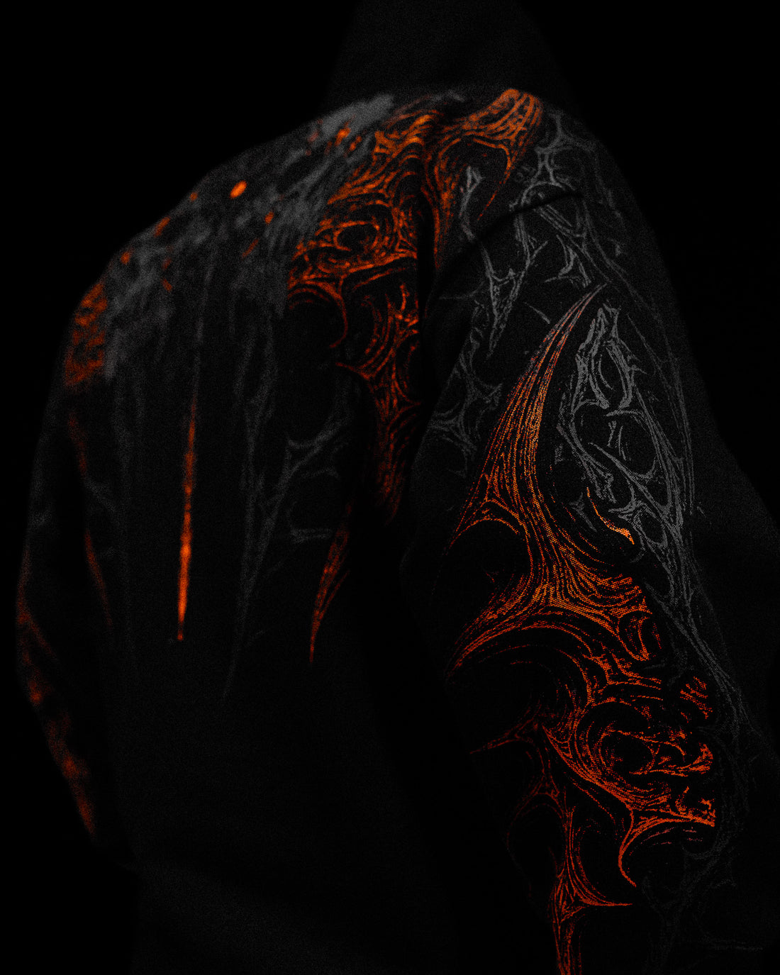 Eclipse Oversized Pullover Hoodie [SCORCH]