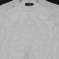 Vengeance Embroidery Oversized Crewneck [PORCELAIN]