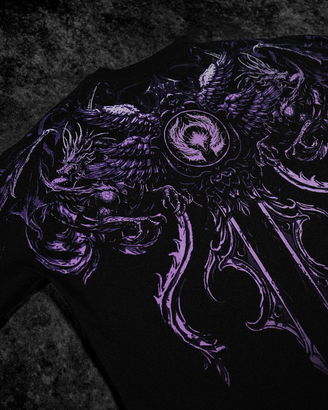 Seraphim Oversized T-SHIRT [HOLLOW PURPLE]