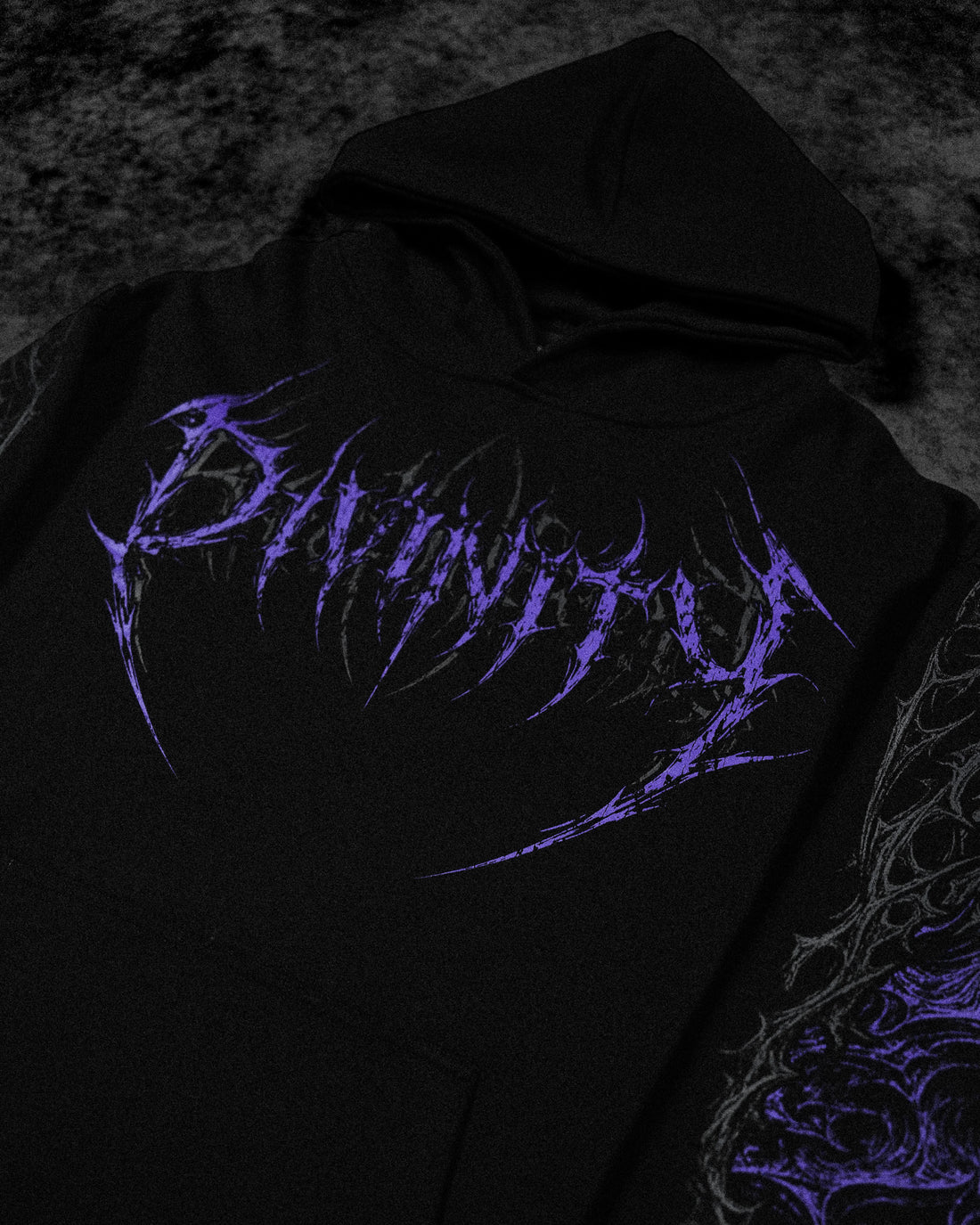 Eclipse Oversized Pullover Hoodie [HOLLOW PURPLE]