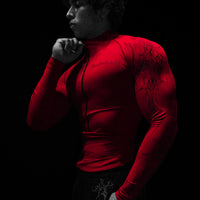 Void Tech™ Vampire Hunter Zip-up Compression [CRIMSON RED]
