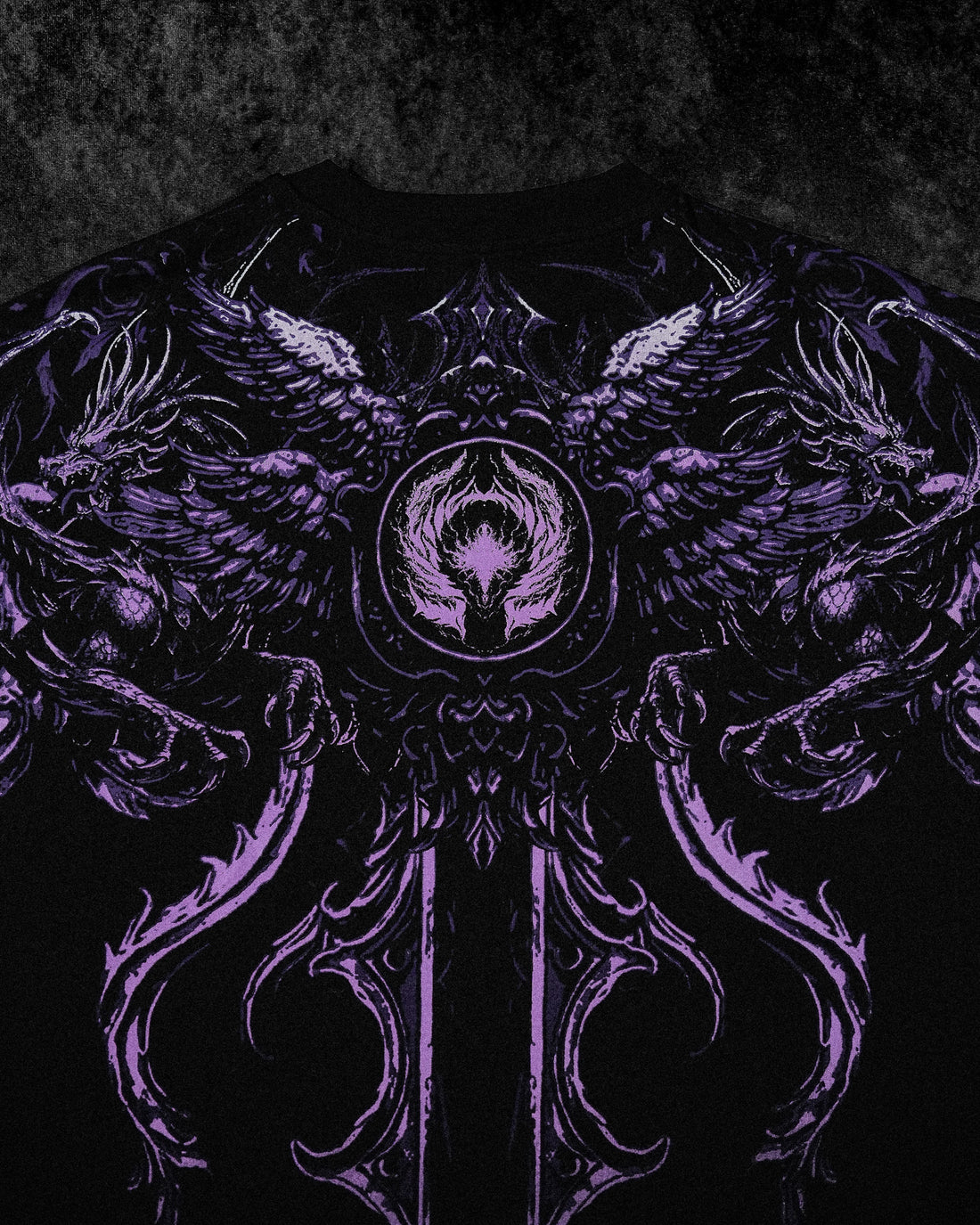 Seraphim Oversized T-SHIRT [HOLLOW PURPLE]