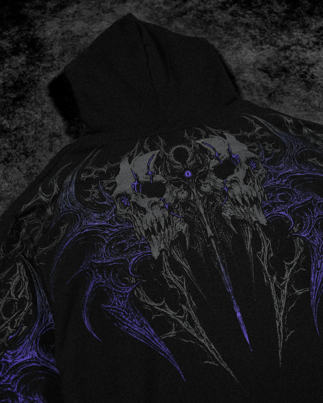 Eclipse Oversized Pullover Hoodie [HOLLOW PURPLE]