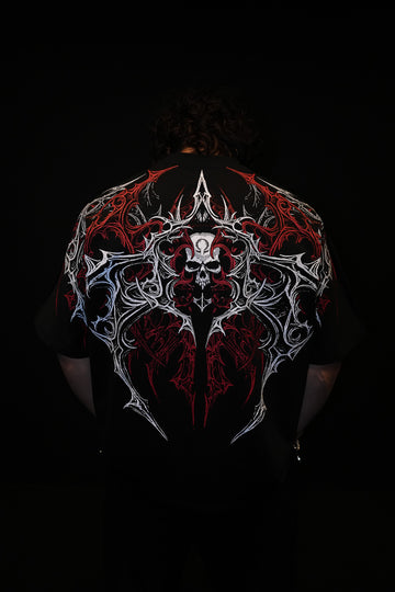 Deathwing Oversized T-shirt [HEAVENLY RED] MEN'S BF COLL 2025