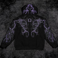 Sanctuary Oversized Zip-up Hoodie [REVENANT]