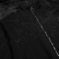 Obsidian Oversized Zip-up Jacket [DARKNESS]