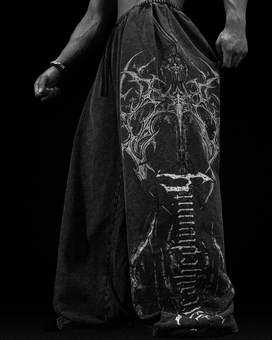 Death-Script Oversized Uncuffed Cargos [VINTAGE]