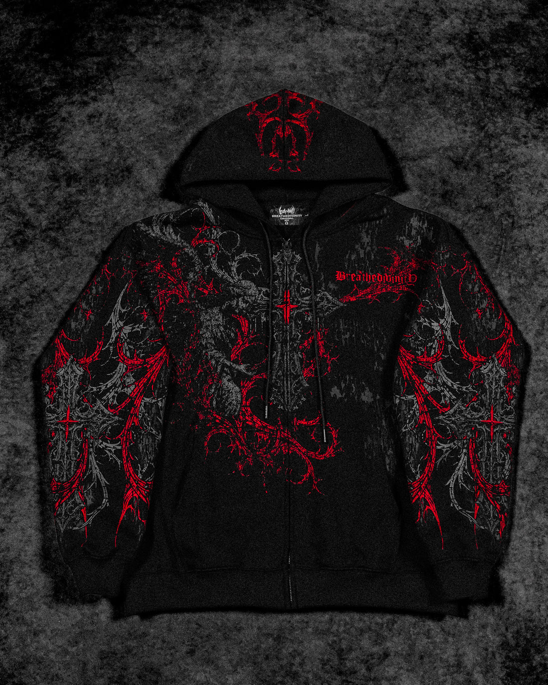 Sanctuary Oversized Zip-up Hoodie [NIGHTMARE]