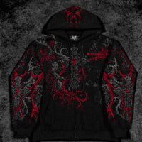 Sanctuary Oversized Zip-up Hoodie [NIGHTMARE]