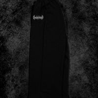 937 Embroidery Oversized Uncuffed Luxury Sweatpants [VOID BLACK]