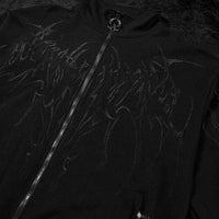 Obsidian Oversized Zip-up Jacket [DARKNESS]