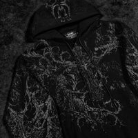 Sanctuary Oversized Zip-up Hoodie [VOID BLACK]
