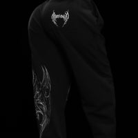 Women's Requiem Banana Shaped Uncuffed Sweatpants [VOID BLACK]