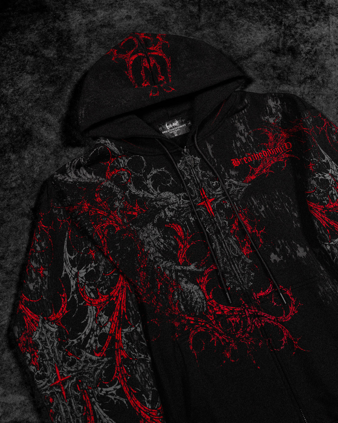 Sanctuary Oversized Zip-up Hoodie [NIGHTMARE]