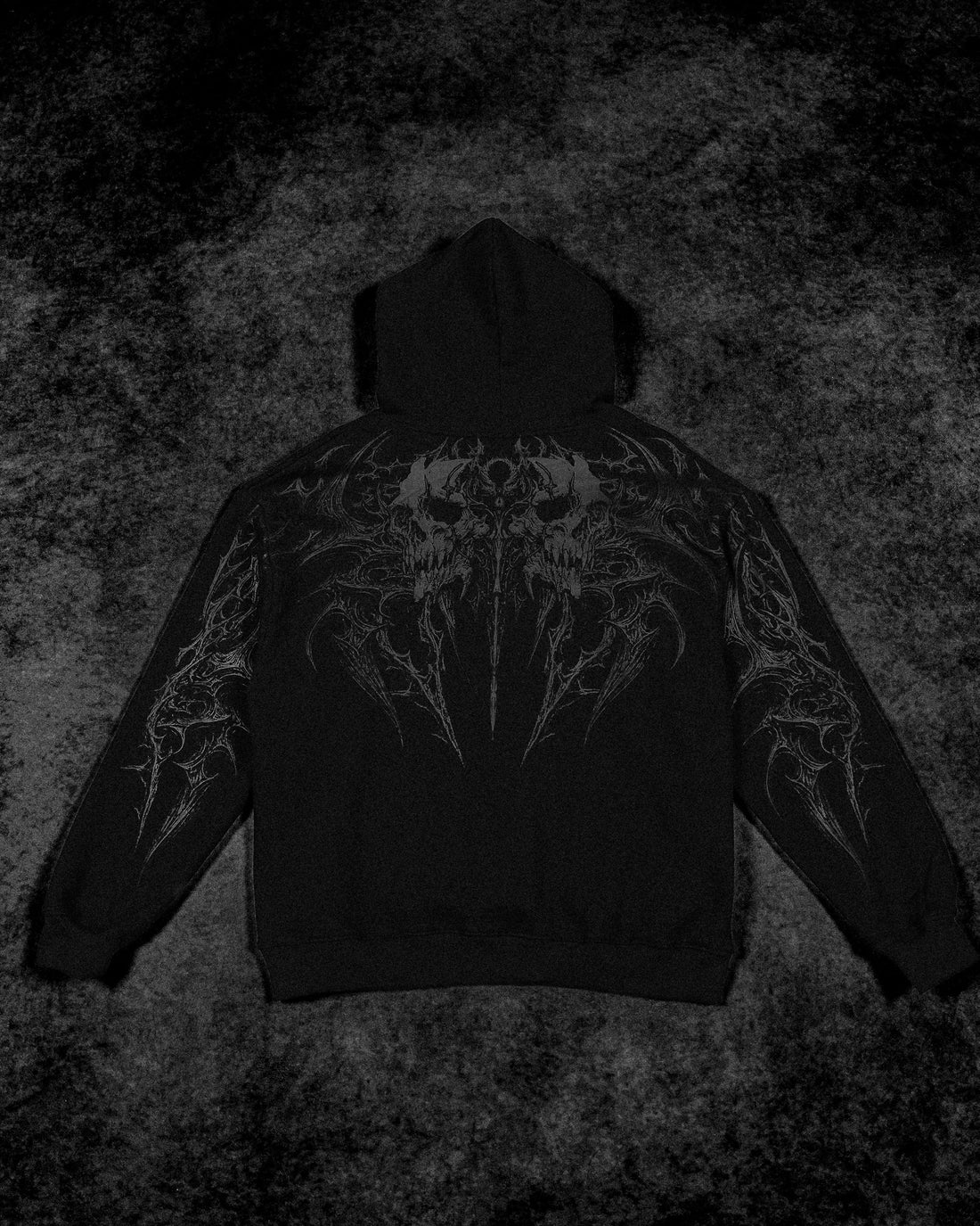 Eclipse Oversized Pullover Hoodie [DARKNESS]