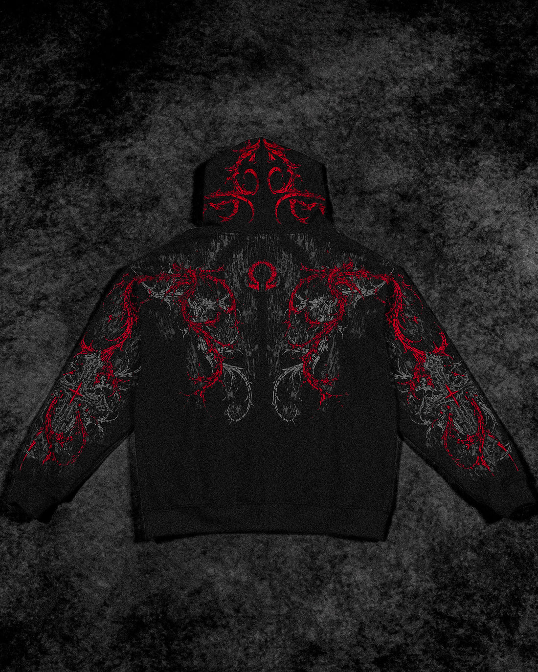 Sanctuary Oversized Zip-up Hoodie [NIGHTMARE]