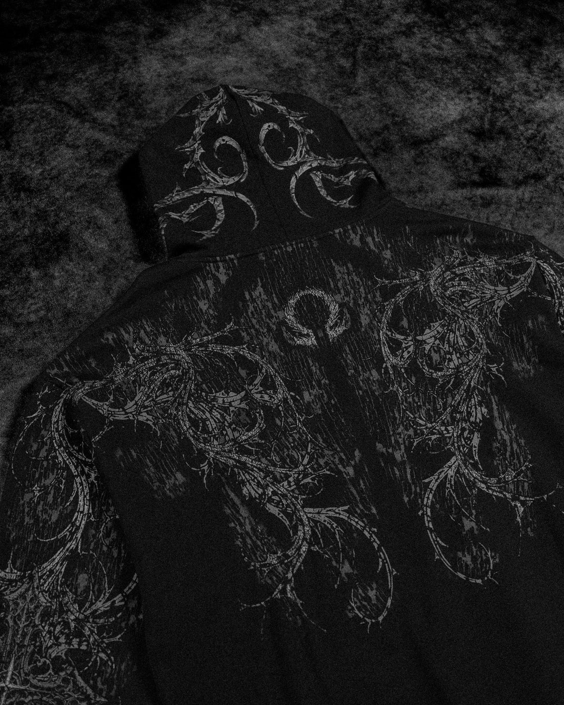 Sanctuary Oversized Zip-up Hoodie [VOID BLACK]