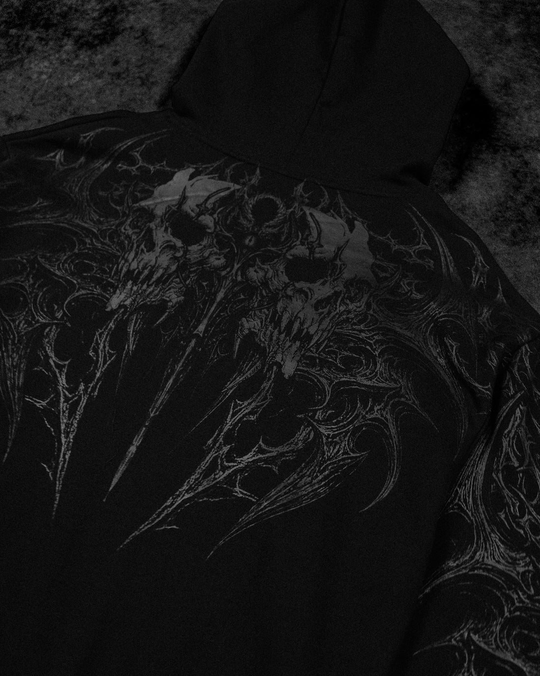 Eclipse Oversized Pullover Hoodie [DARKNESS]