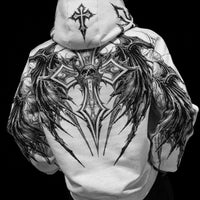 Nightfall Oversized Pullover Hoodie [DIVINE WHITE]