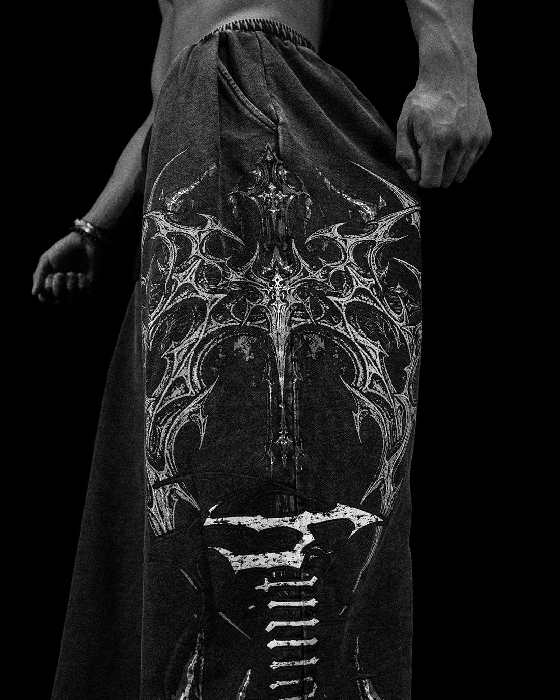 Death-Script Oversized Uncuffed Cargos [VINTAGE]