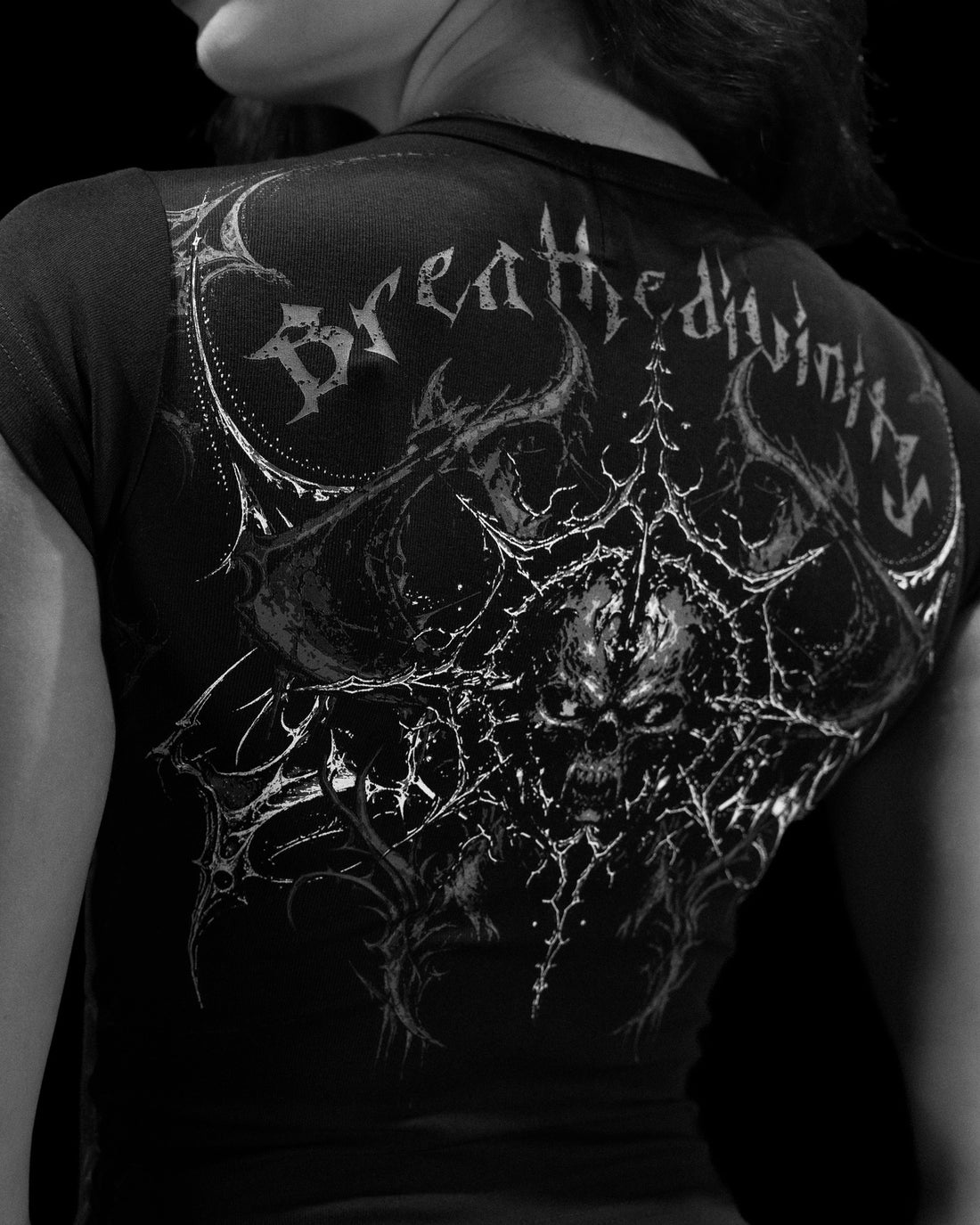 Covenant Fitted Baby Tee [VOID BLACK]