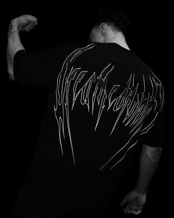 Comfort Oversized Lightweight T-shirt [VOID BLACK]