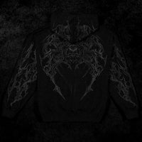 Deathwing Oversized Zip-up Hoodie [DARKNESS]