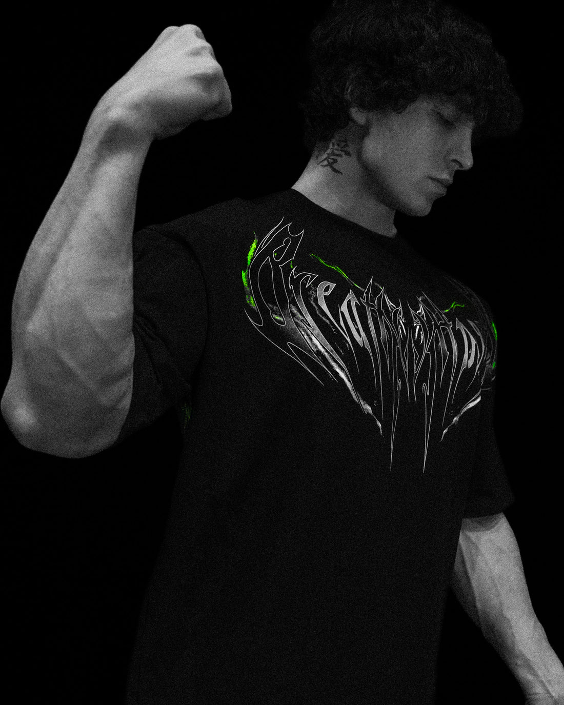 Resurrection Oversized T-shirt [NEON GREEN]