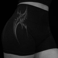 Womens Void Tech™ Valkyrie Seamless Shorts [DARKNESS]