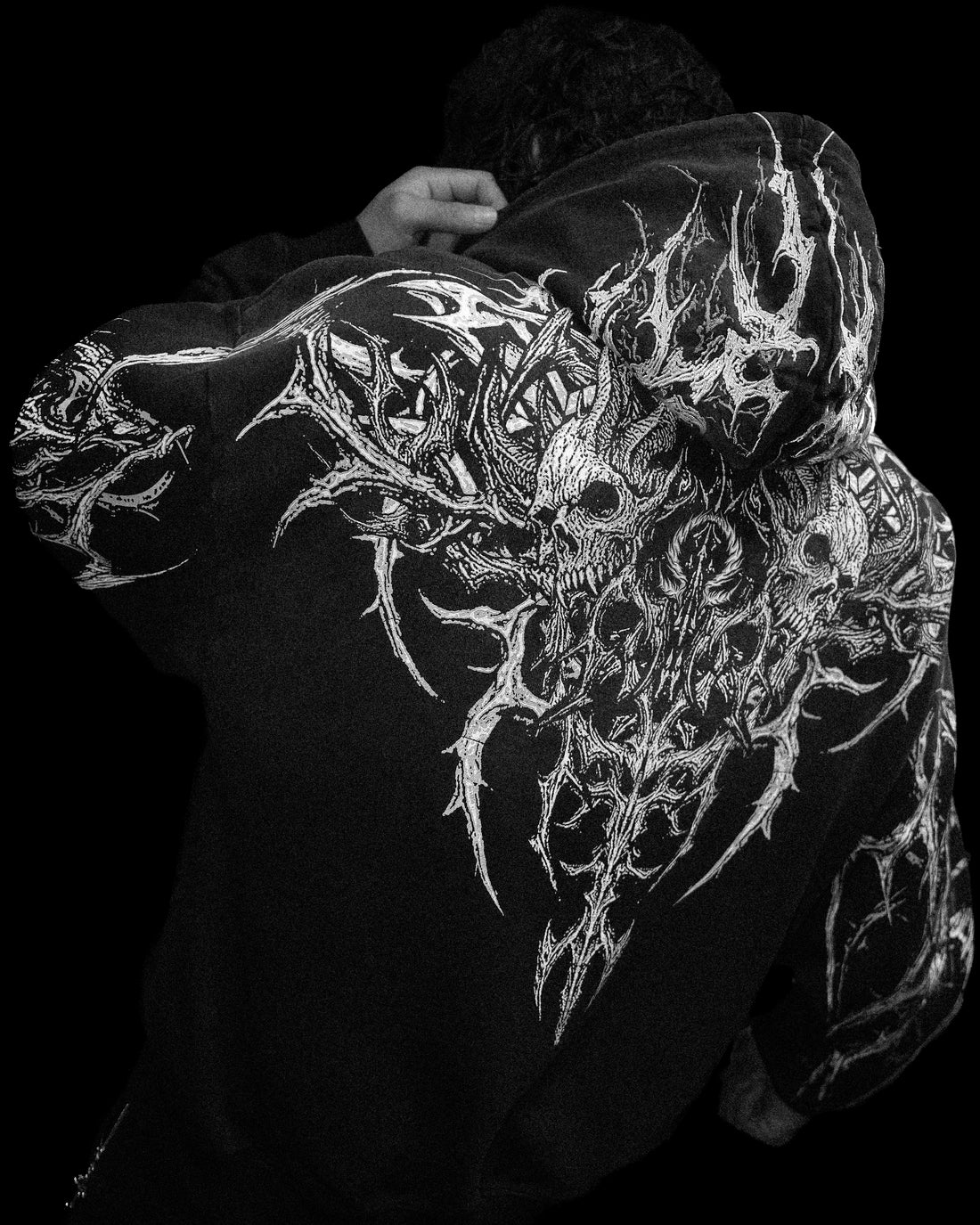 Nightreign Oversized pullover hoodie [SMOKE]