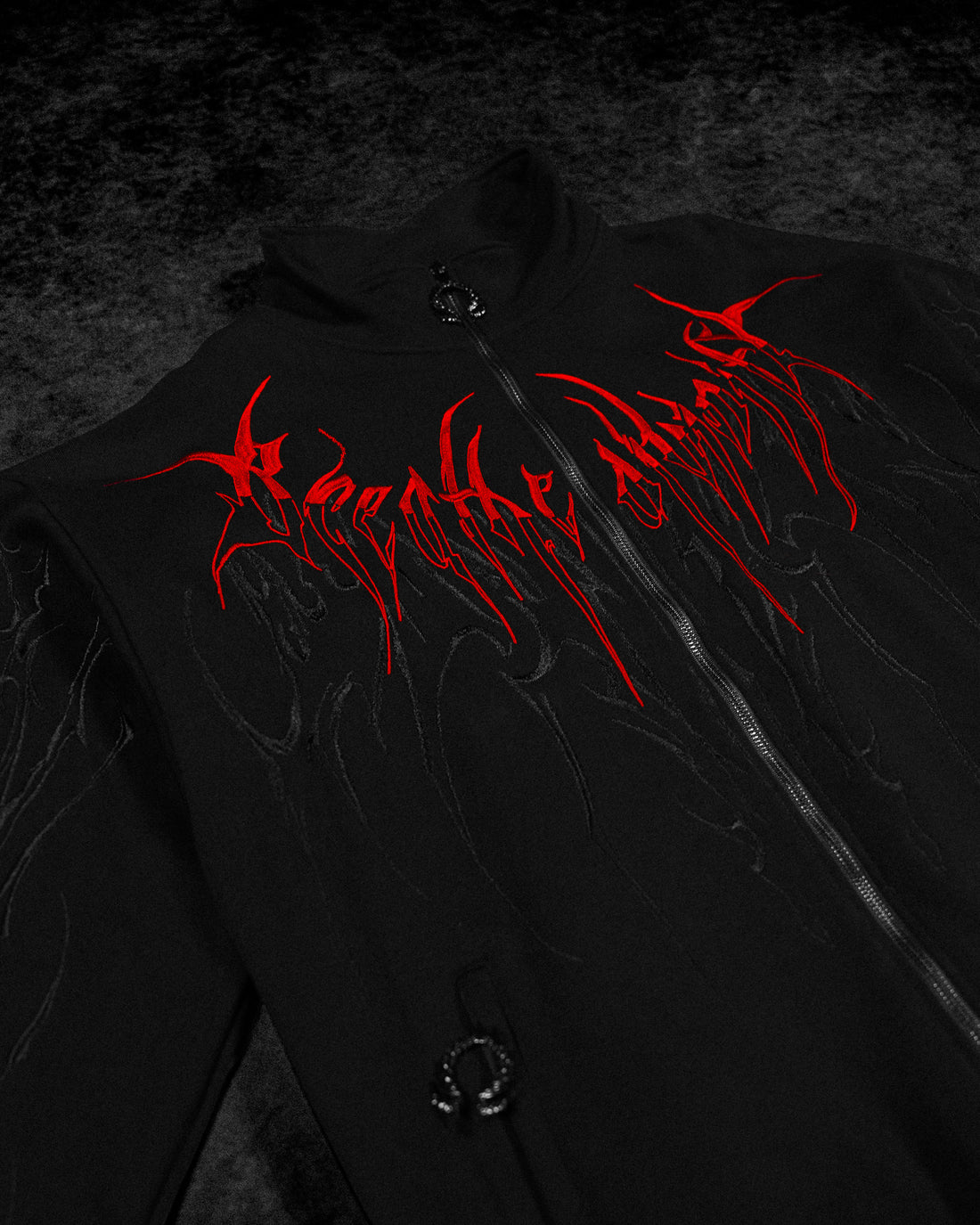 Obsidian Oversized Zip-up Jacket [NIGHTMARE]