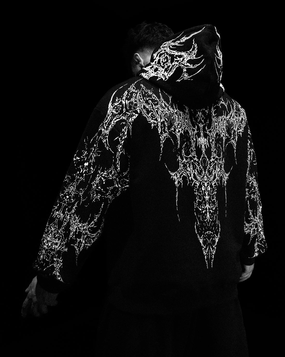 Cathedral Oversized pullover hoodie [MIDNIGHT]