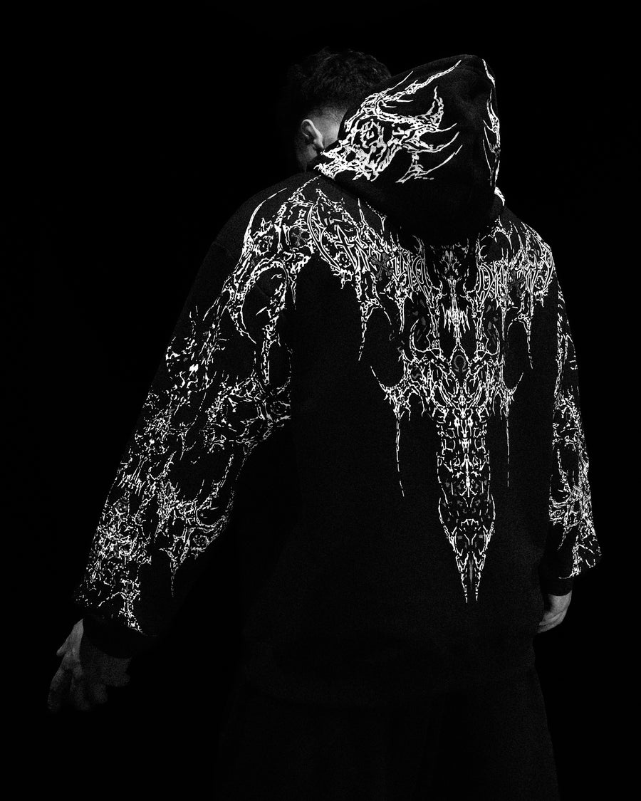 Cathedral Oversized pullover hoodie [MIDNIGHT]