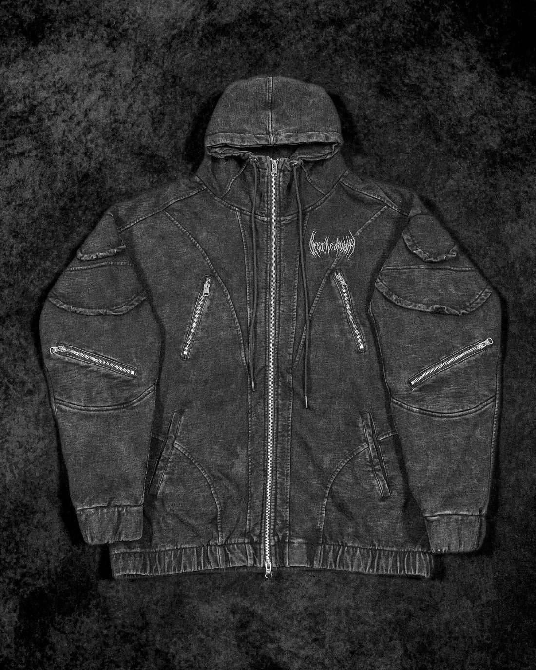 Mercenary Tactical Oversized Full-Zip Hoodie [VINTAGE]
