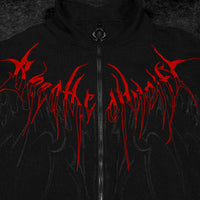 Obsidian Oversized Zip-up Jacket [NIGHTMARE]