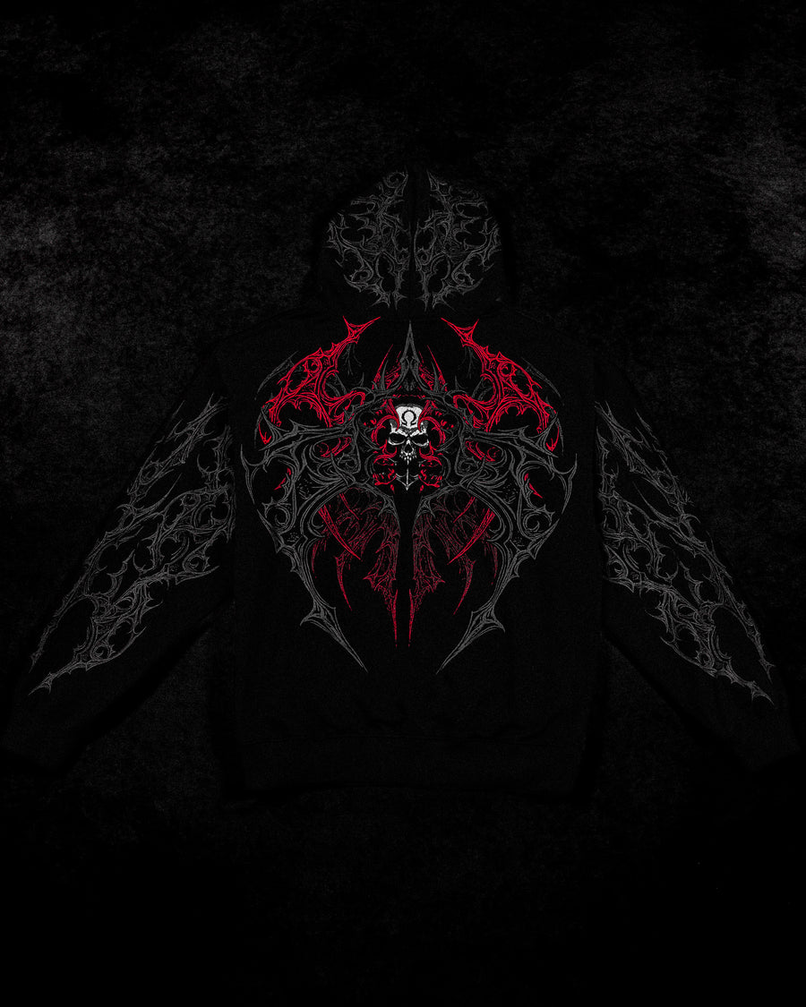 Deathwing Oversized Zip-up Hoodie [NIGHTMARE]