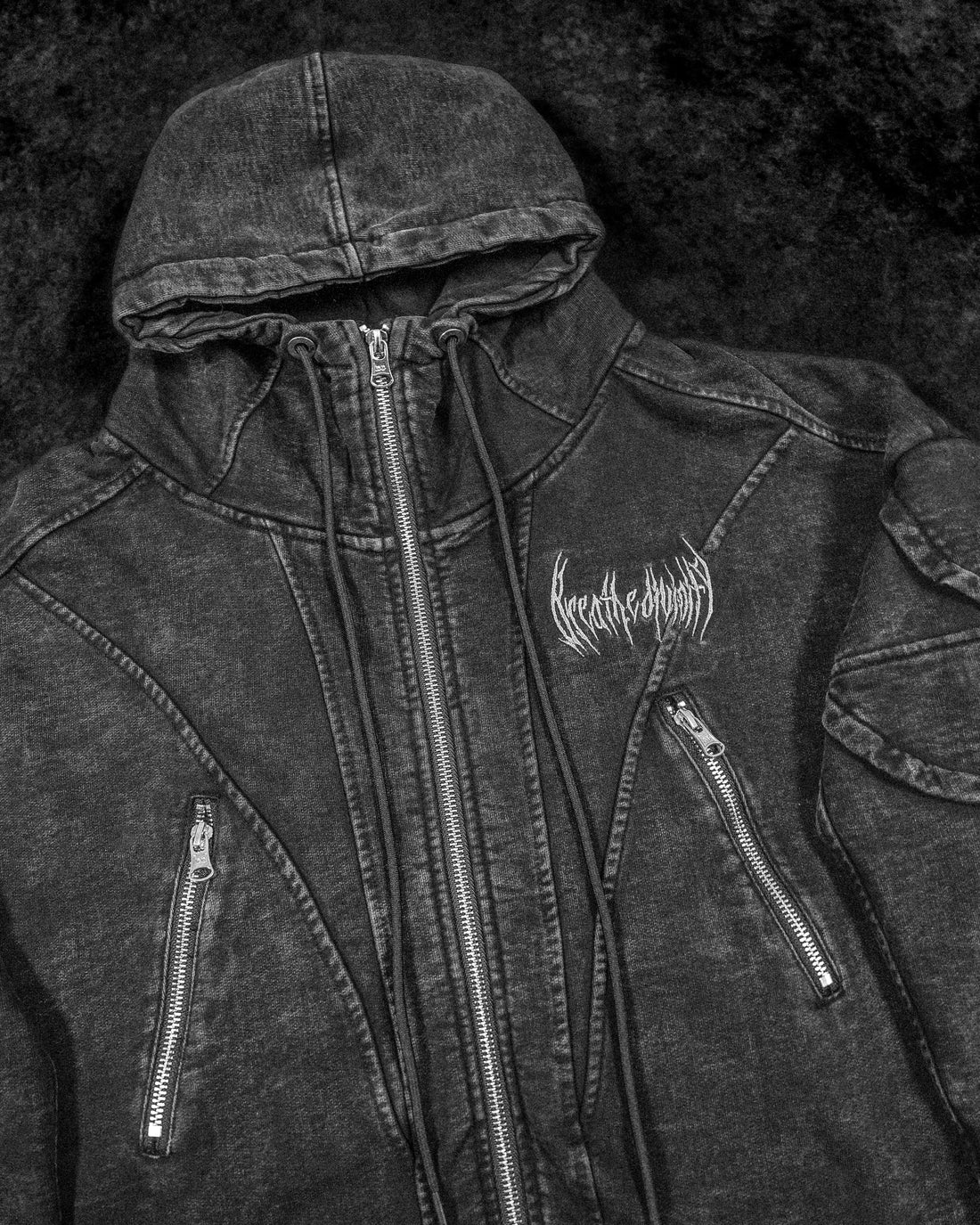 Mercenary Tactical Oversized Full-Zip Hoodie [VINTAGE]