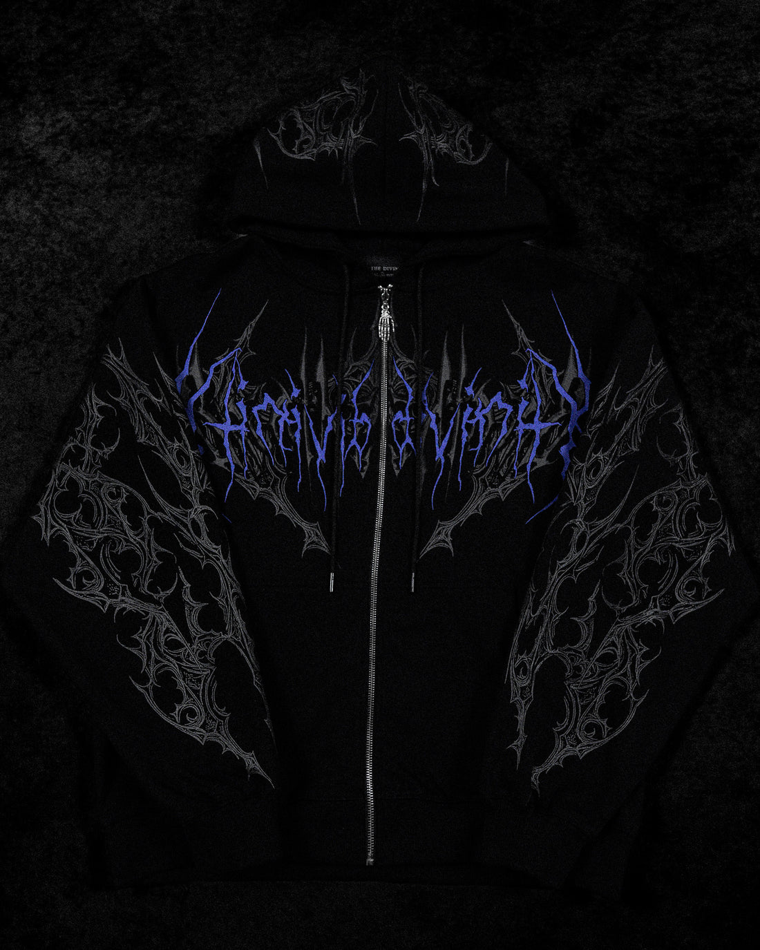 Deathwing Oversized Zip-up Hoodie [DUSK]
