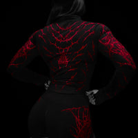 Women's Void Tech™ Widowmaker Zip-up Compression Jacket [NIGHTMARE]