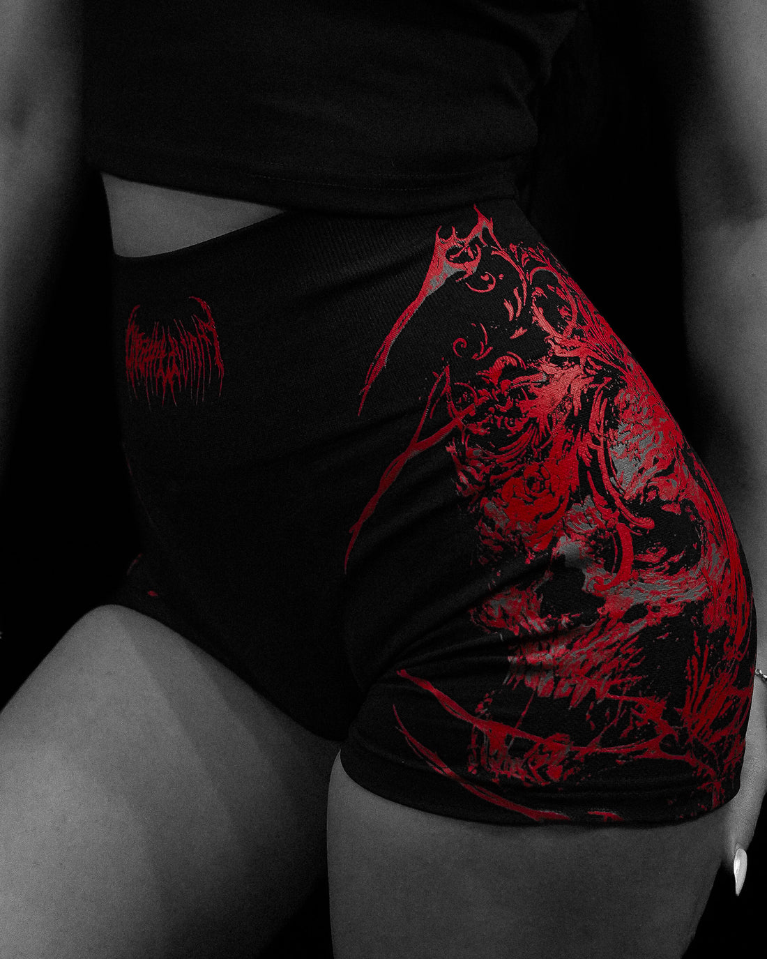 Womens Void Tech™ Soul Thorn Seamless Shorts [NIGHTMARE]