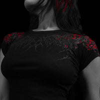 Women's Soul Thorn Cropped Baby Tee [NIGHTMARE]