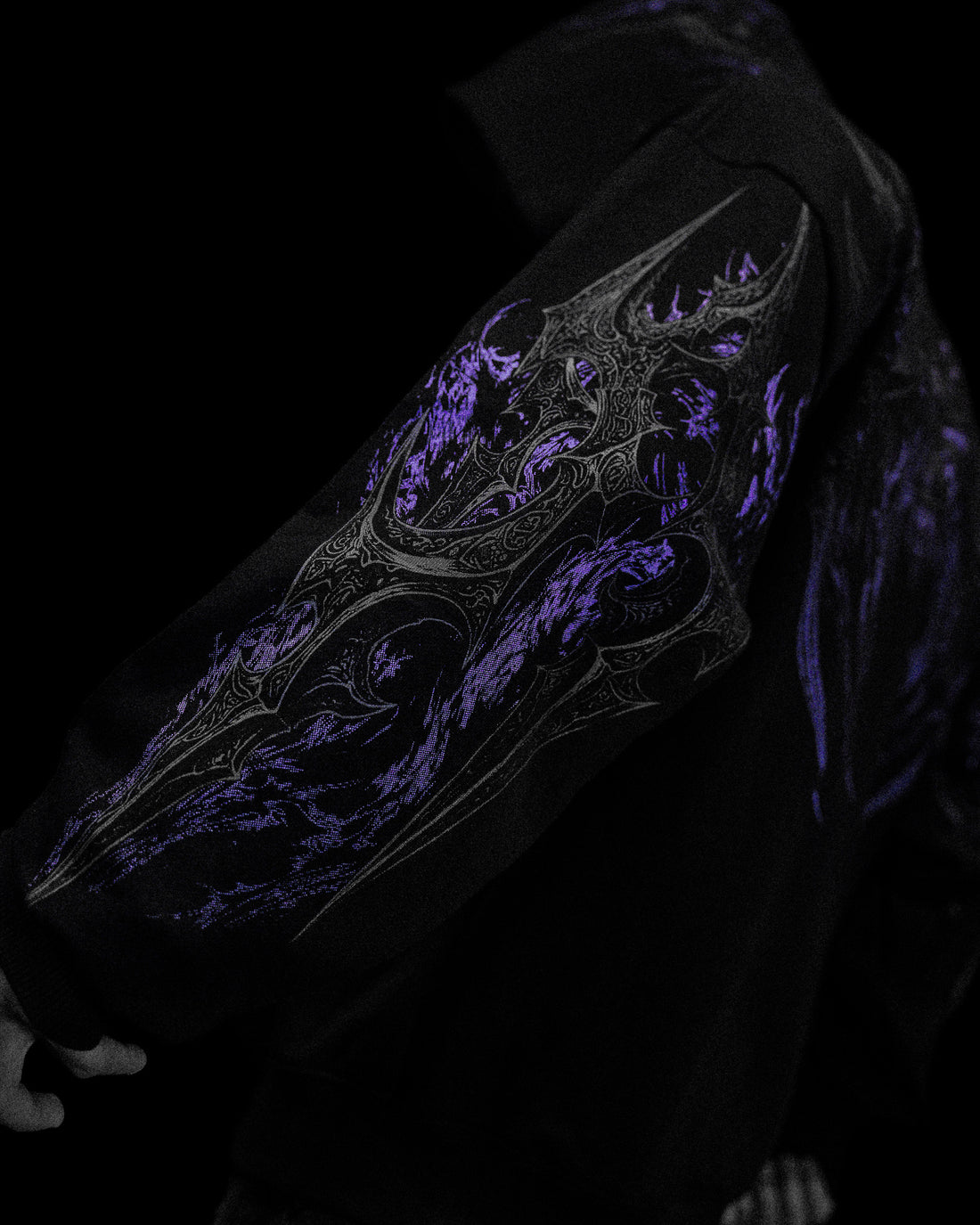 Berserker Oversized Zip-up Hoodie [DUSK]