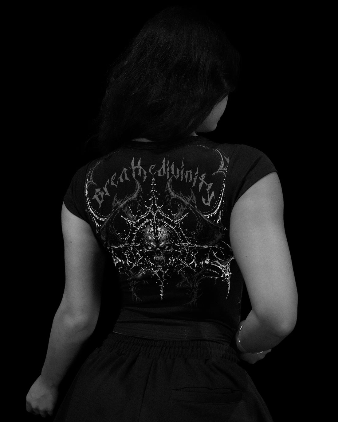 Covenant Fitted Baby Tee [VOID BLACK]