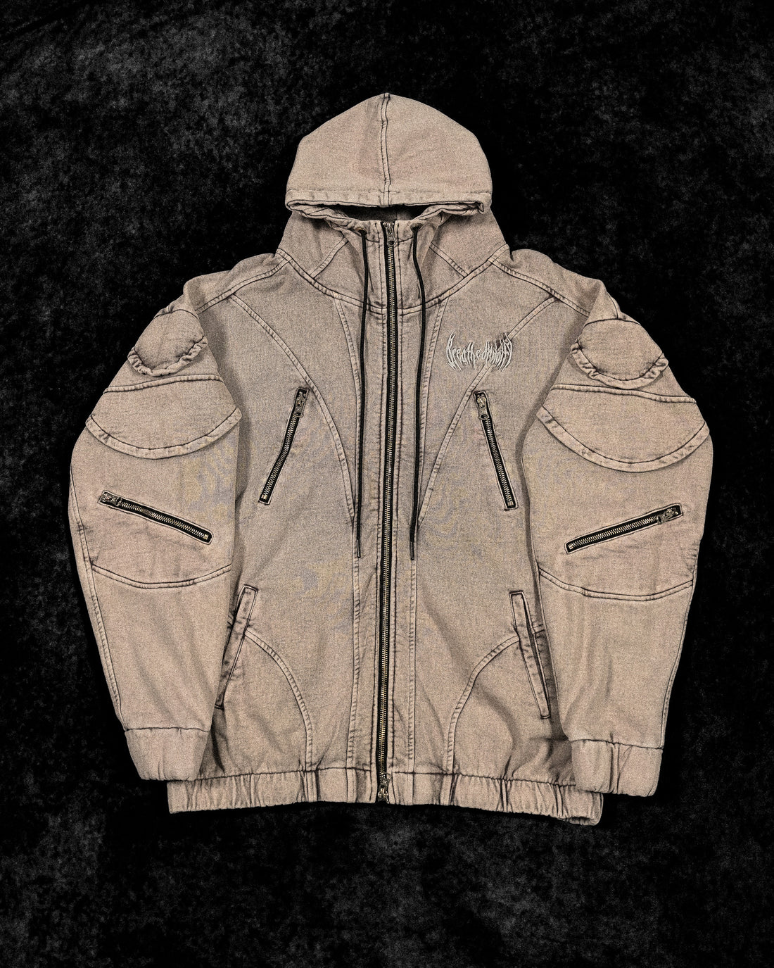 Mercenary Tactical Oversized Full-Zip Hoodie [BONESAW]